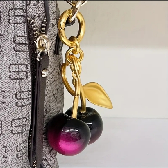 Accessories - Cherry OMBRE Keychain BAG CHARM New